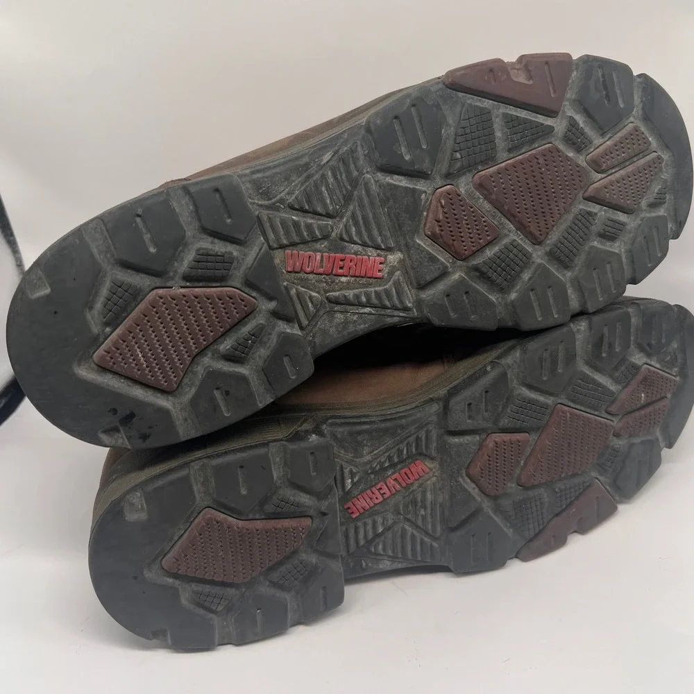 Wolverine EPX Waterproof Composite Toe Work Boots Mens 12 Brown Leather W10314